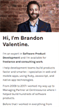 Mobile Screenshot of brandonvalentine.com